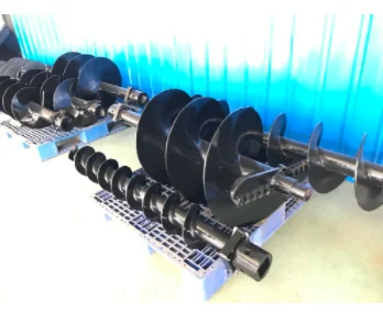 Removal of tree stump machine earth drill auger for  diggers