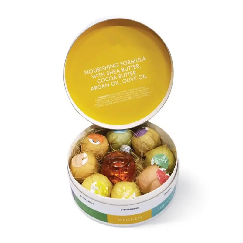 Hot Selling Private Label Natural Fizzy Bath Bombs Rainbow Vegan Bath Bombs