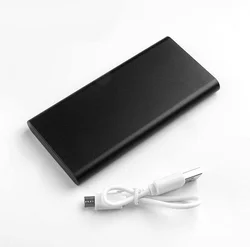 Shenzhen Aluminium Ultra Thin Portable Power Bank 6000 mAh Cute Power Bank