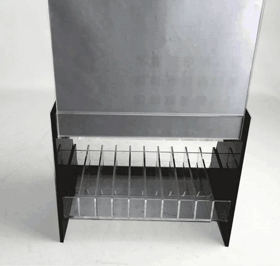 Customize Black  Cosmetic Rack Display Acrylic