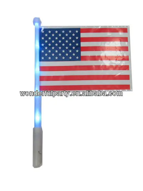 
LED National Plastic Printing Flags 