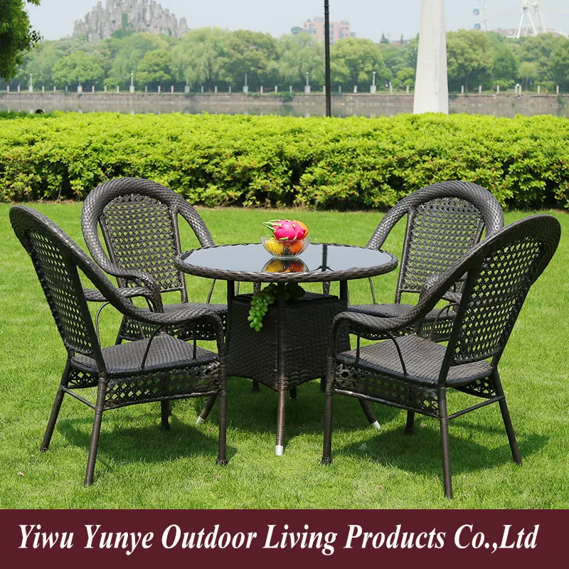 Best Quality rattan / wicker furniture sets rattan garden furniture outdoor patio beach hotel coffee cafe leisure table chair
