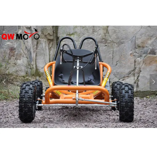 QWMOTO бензин go kart, способный преодолевать Броды для взрослых 4 тактный одноместное сиденье 163cc/ 196cc багги картинг