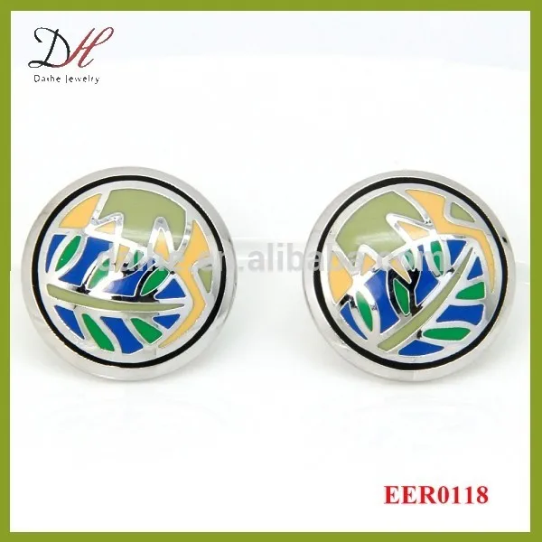 Daihe EER0118 enamel jewelry earrings Russia