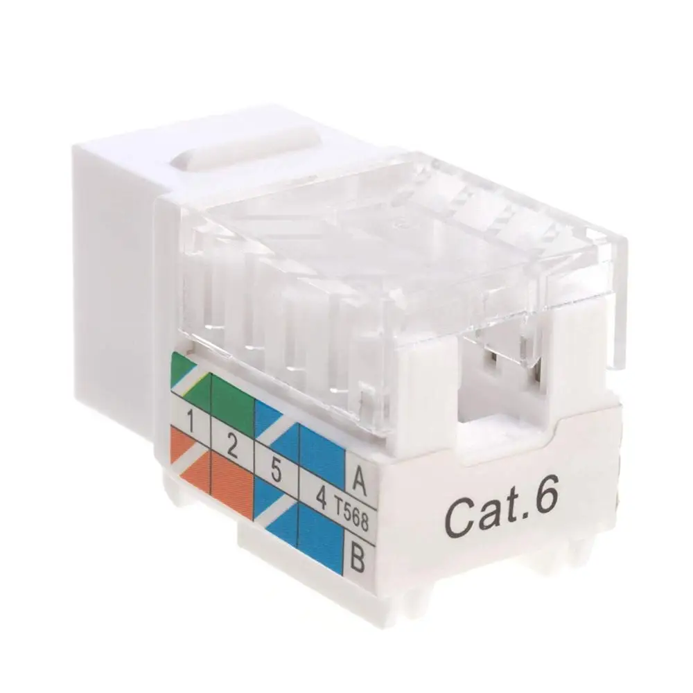 CAT6 UTP Keystone Jack 110 IDC 90 Degree/CAT6A CAT5E