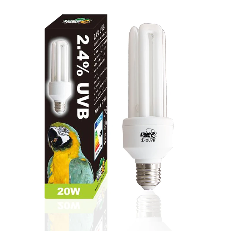 2019 Bird 2.0 uvb uva compact fluorescent lamp light bulb 2 in 1 20 watt