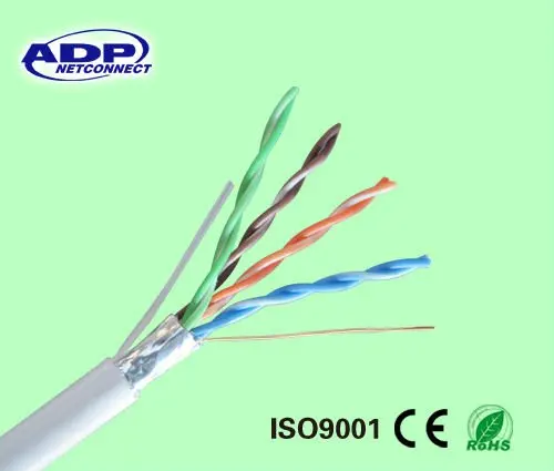 Крытый 24AWG UTP FTP SFTP Cat5e Лан Cablel