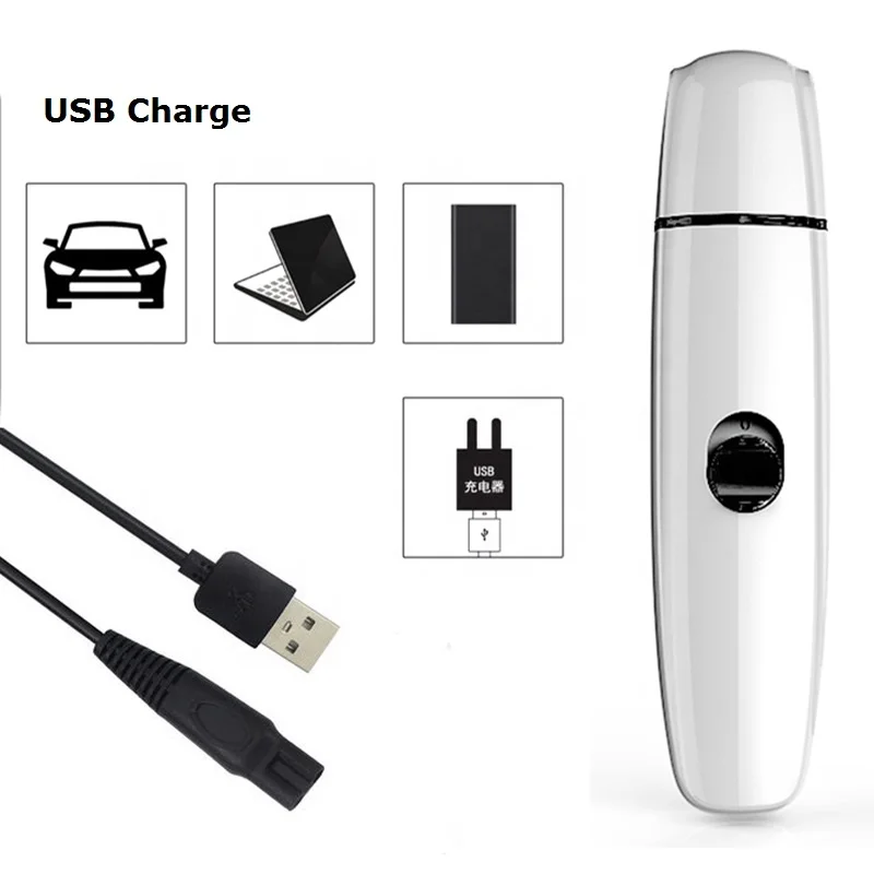 Top seller low noise electric USB dog grooming tool rechargeable pet nail grinder