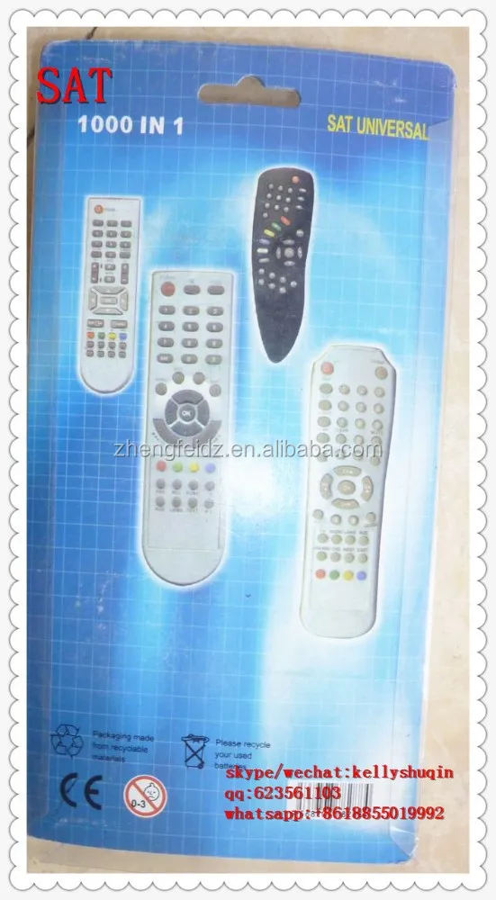 SAT universal remote control 2000 in 1