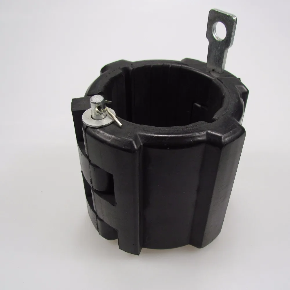 
Rubber tubing centralizer with plug 