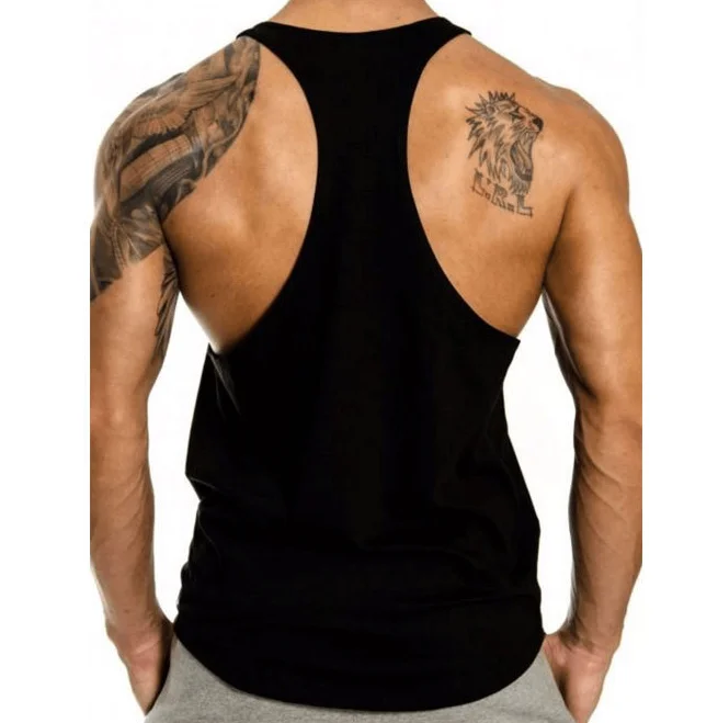 
unbranded garments factory wholesale sport men clothing running tops men gym tank top 