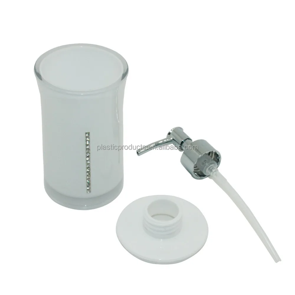 New design unique transparent bathroom accessory set