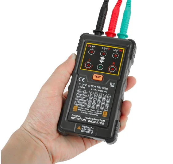 
PM5900 Three Phase Motor Rotation Indicator 