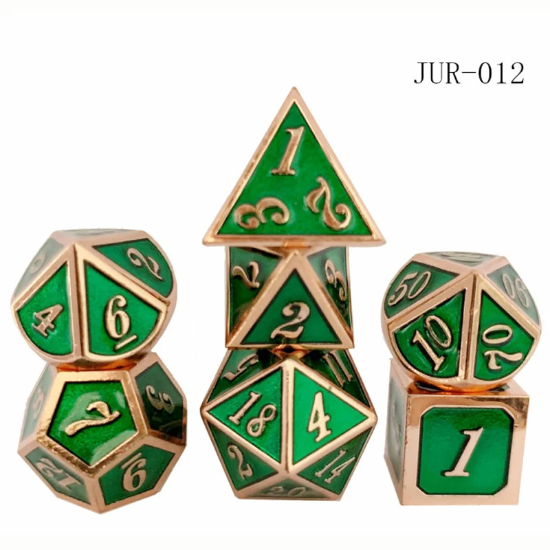 Source factory specializing in making zinc alloy multi-sided metal dice game entertainment dice