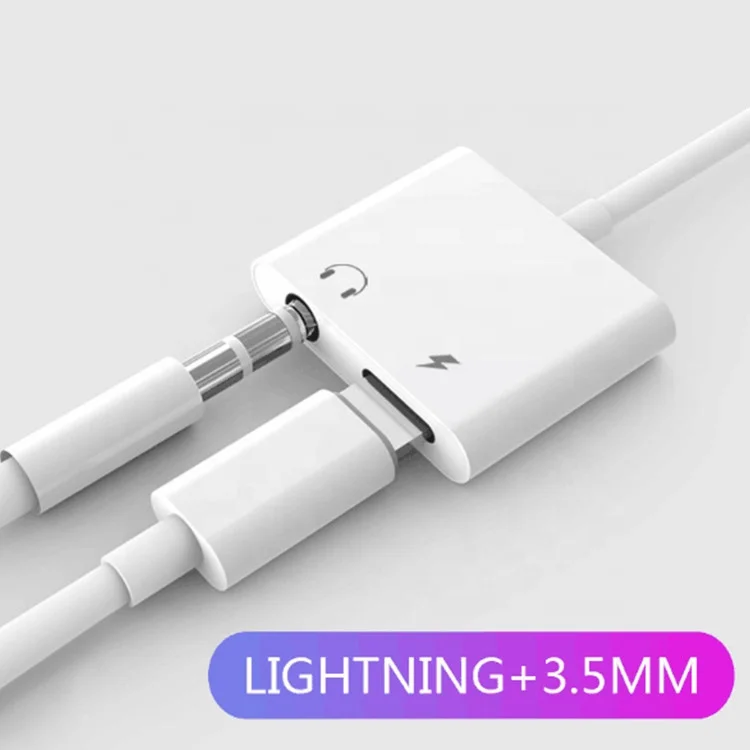 Для двойной светящийся сплиттер адаптер для iPhone 7/7 Plus/8/8 Plus/xs max принимаем оплату по PayPal