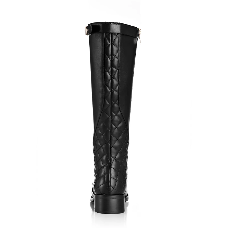 WETKISS Handmade Fancy West Ladies Leather Winter Boot Shoes Women Knee High Boots Casual Fashion Horse Riding Boots for Women