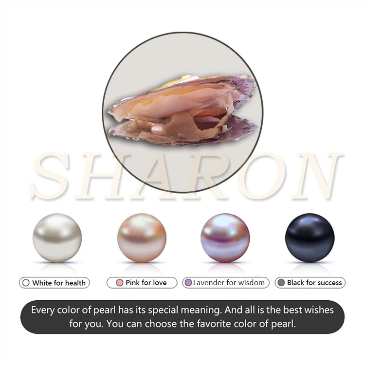 Party Surprise Gift 6-7mm Cultured Fresh Water Mussel Oval pearls Oyster Shell