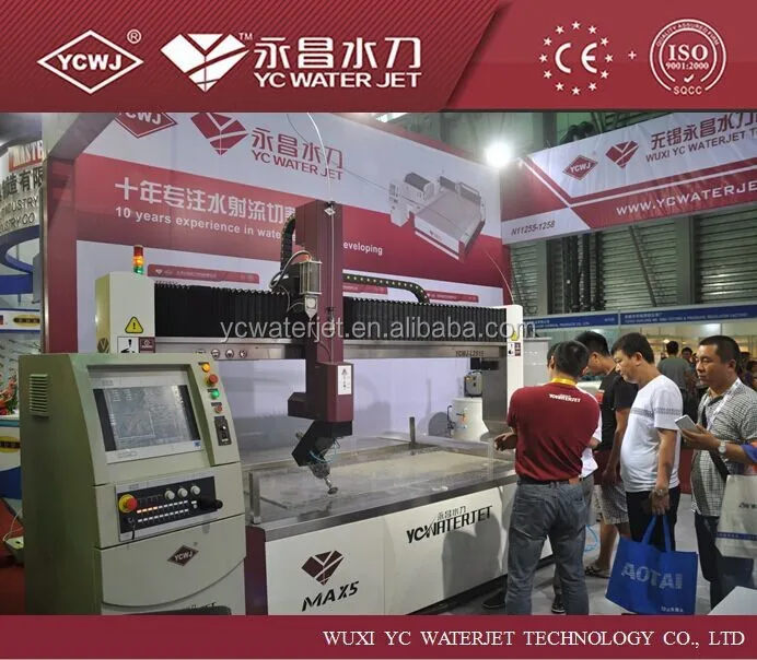 Чпу струей воды для резки 5 оси, 45 градусов, гидроабразивной резки