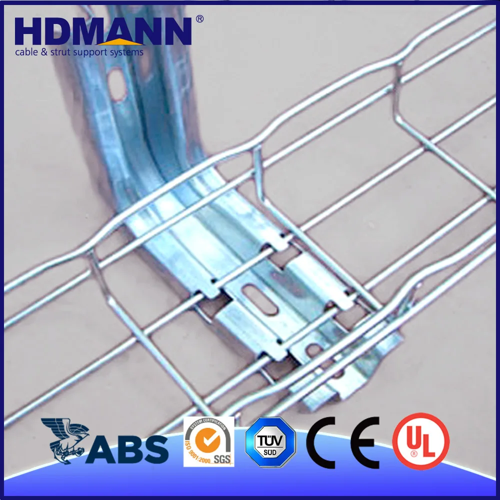 Indoor Electro Galvanized Metal Cablofil Wire Basket Cable Tray Prices