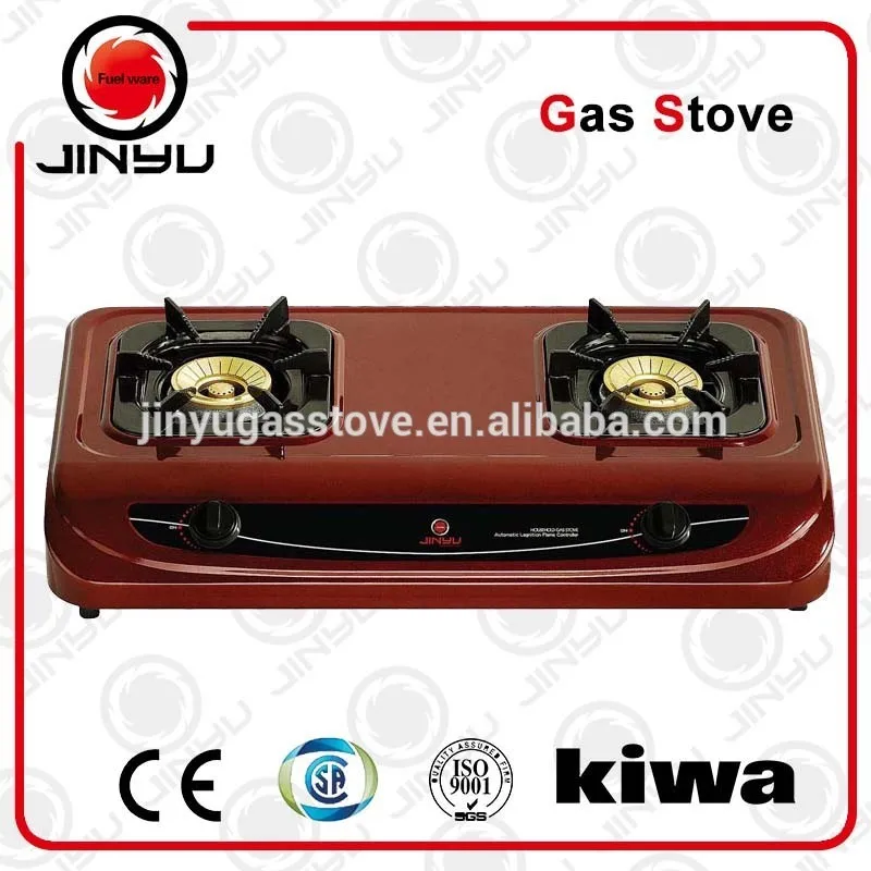 продажи горячих 0.7mm холоднокатаного листа cookertop с блестящей красной поверхности 2 газовая плита