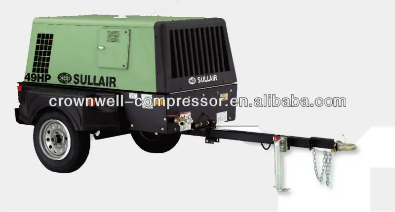 Портативный воздушный компрессор Sullair 49HP
