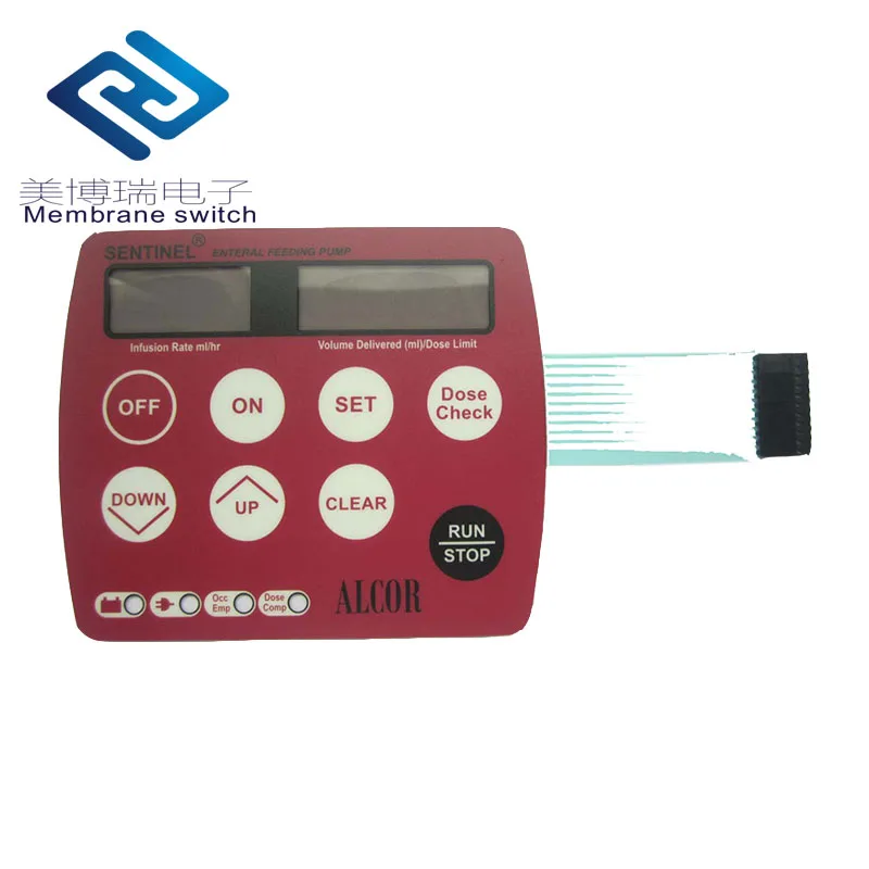 DIY membrane switch spacer foil keyboard for experimental apparatus Instrument