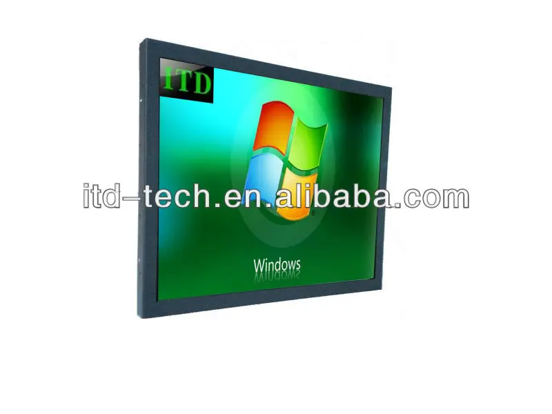 15 inch open frame touch screen monitor for banking automation ATM