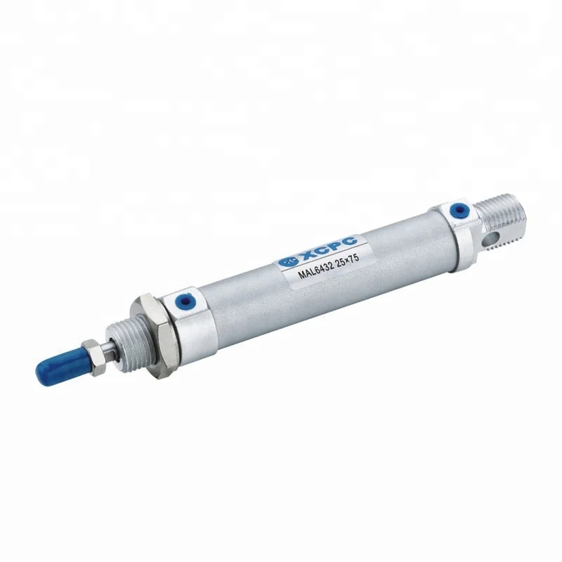 
ISO6431 Standard DSNU Type Stainless Steel Sing Acting Air Pneumatic Cylinders with Cushion 