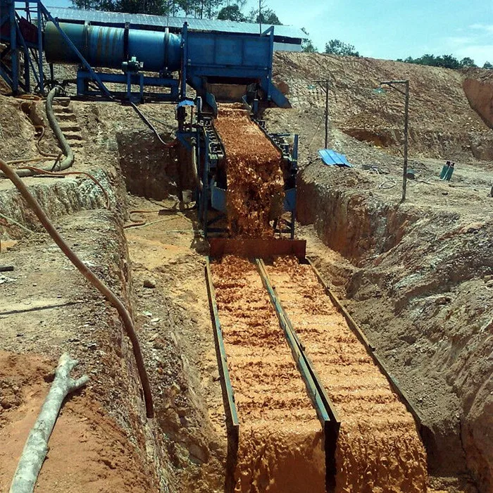 Complete Plant Alluvial Placer Gold Mining Equipment