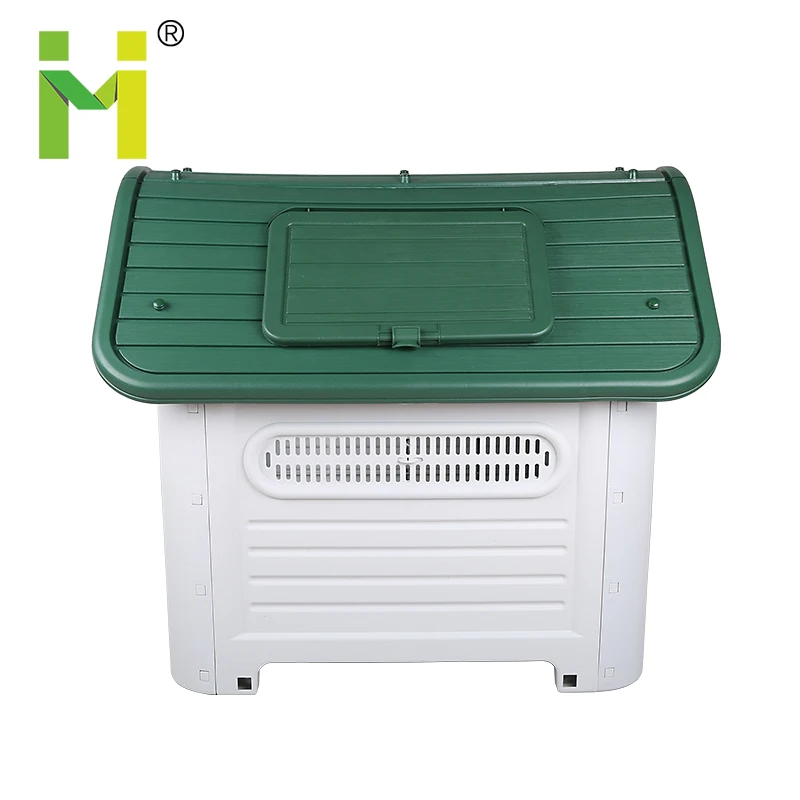 Plastic dog house Roof Skylight Window heated dog kennel