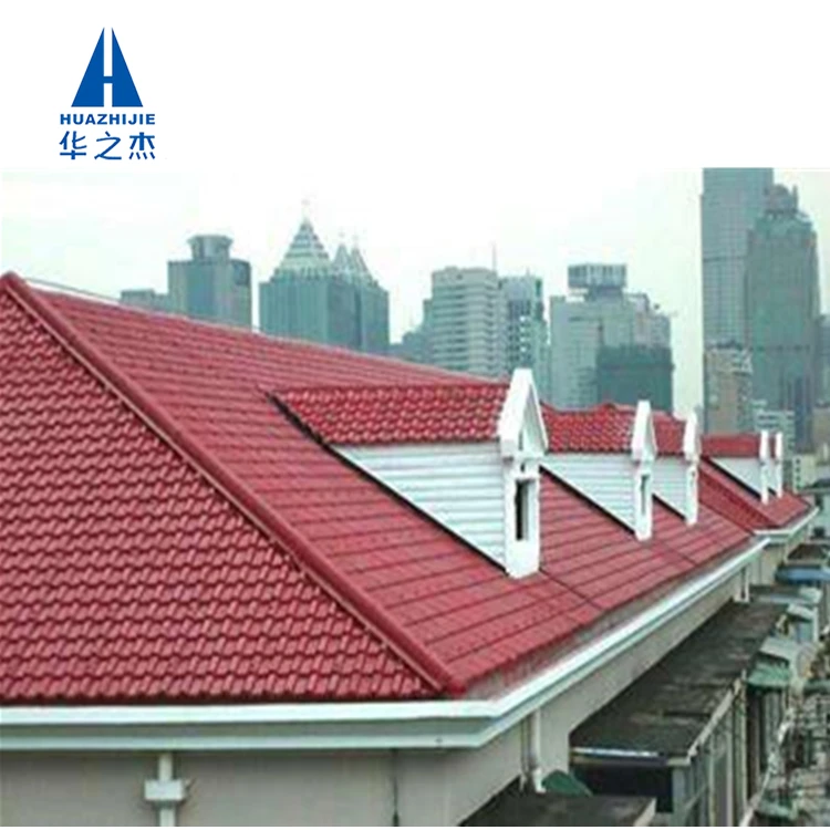 1050mm Residential Terracotta Spanish Synthetic Resin ASA PVC Roof