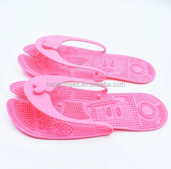 Kangning new mold Non-slip bathroom shoes, beach shoes, Silicone flip-flops for home use