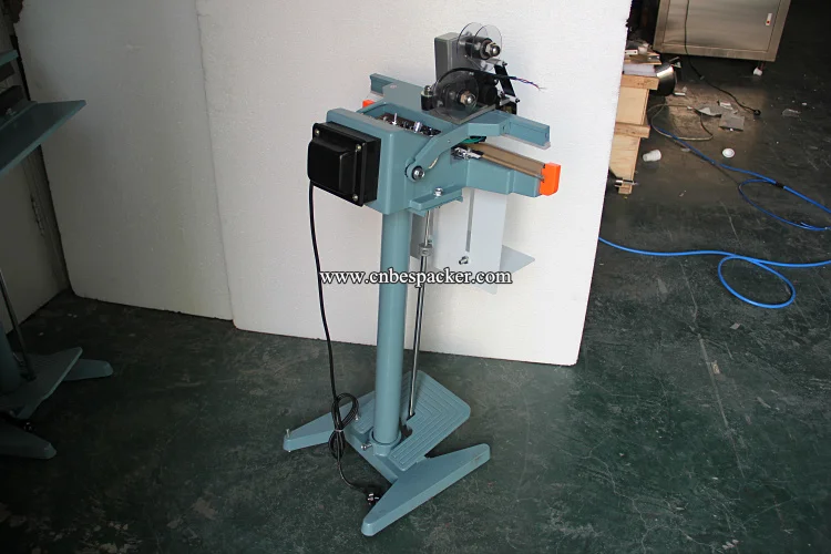 PFS-350 Алюминиевая рама импульс sealer поли мешок запайки ножной бумага мешок уплотнения machine