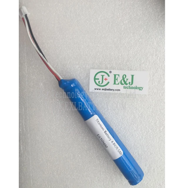 Высокая температура 2,4 В-4,8 В 500 мАч-1300 мАч сопротивление аккумулятор ЛТО титаната лития