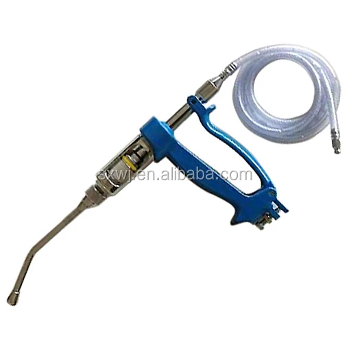 WJ124-2 veterinary drugs auto injection syringe, brass drenching gun