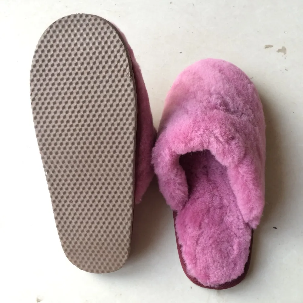 Genuine Leather Australia Double Face Sheepskin Fur Slipper