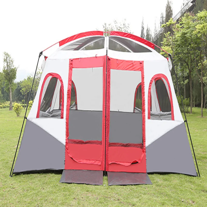2019 Yeler high quality  outdoor double layers  Camping Tents for 8-10 person