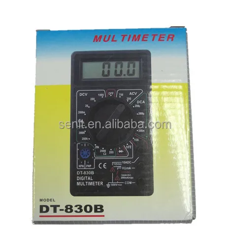 DT830D Cheap Digital Multimeter with Buzzer Ohm Voltage Ampere Meter