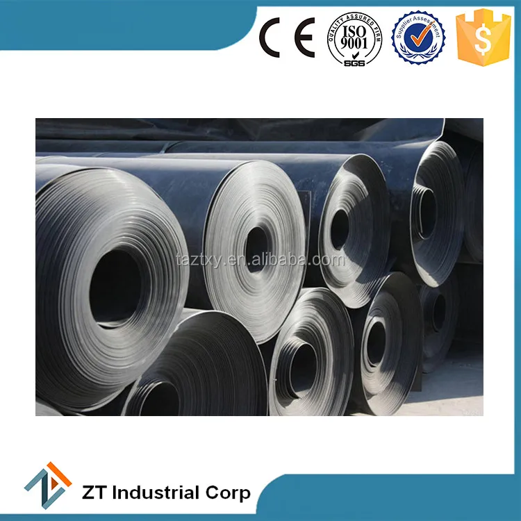 black plastic sheeting hdpe geomembrane for pool/fish farm pond liner