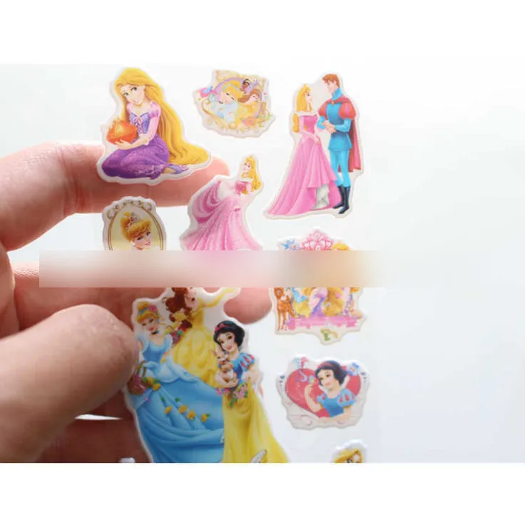 Милые детские наклейки, наклейки для девочек, детские Мультяшные 3D стерео наклейки