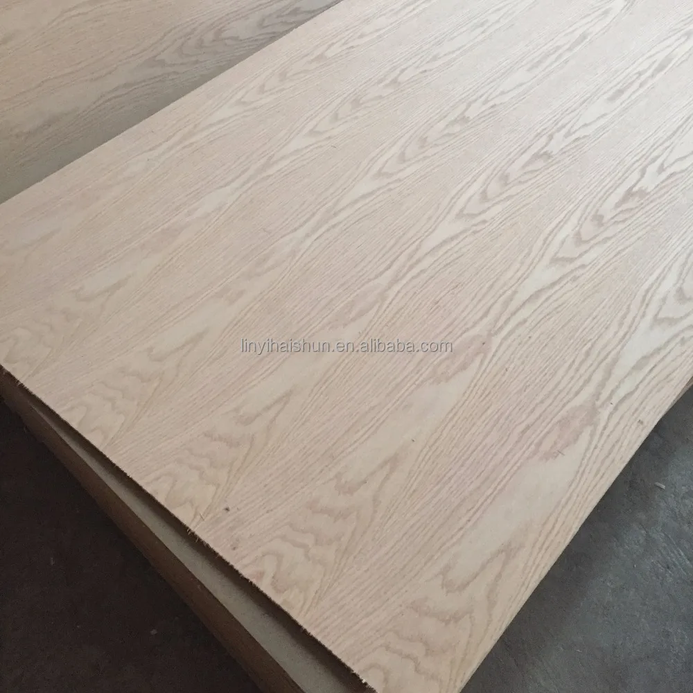 Red Oak wood Veneer for MDF board , plywood, particle board