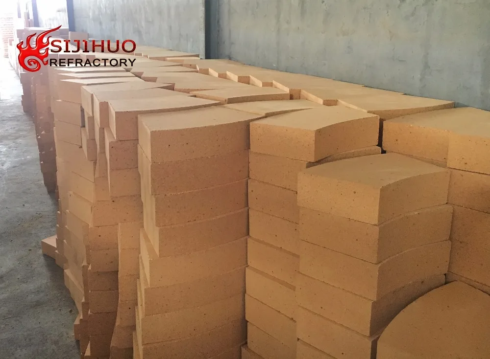 Tapered high alimina bricks for ling of kilns or Pizza Oven