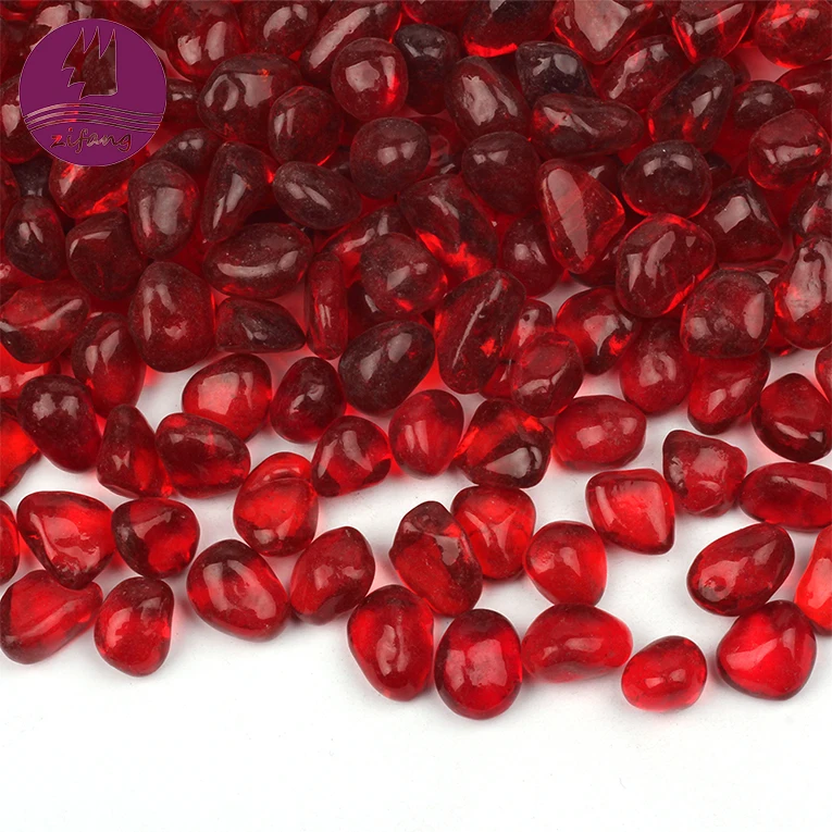 Charming modern gas fire pit glass rocks for fire pit decoration