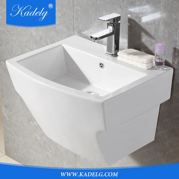 
Back to Wall Design Italian Ceramic Wall Hanging Bathroom Sinks 