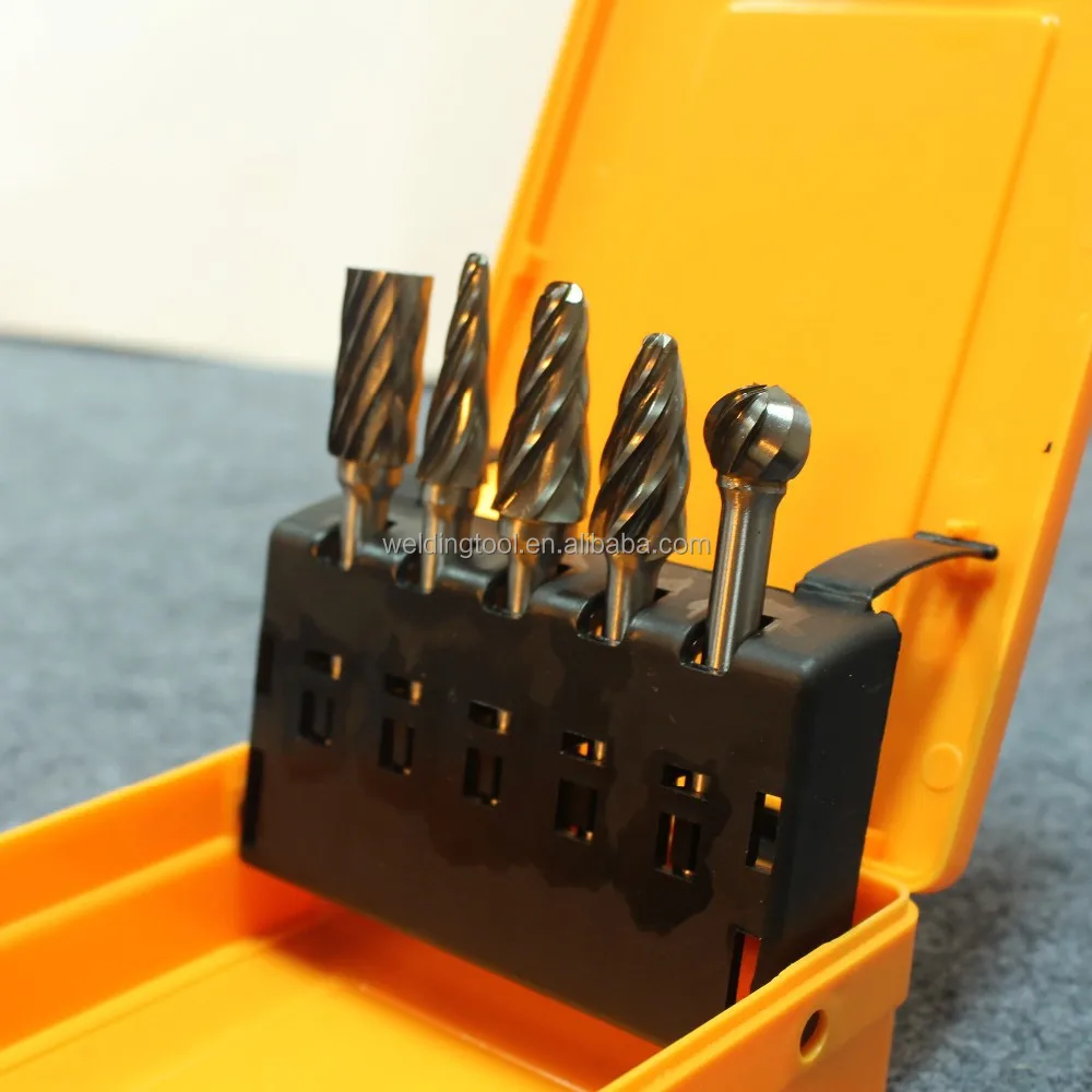 
Professional quality 5pcs Tungsten Carbide Rotary Burr Set 