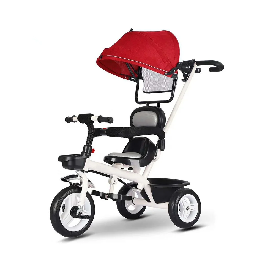 Factory price plastic baby children walkers tricycles with cover 713