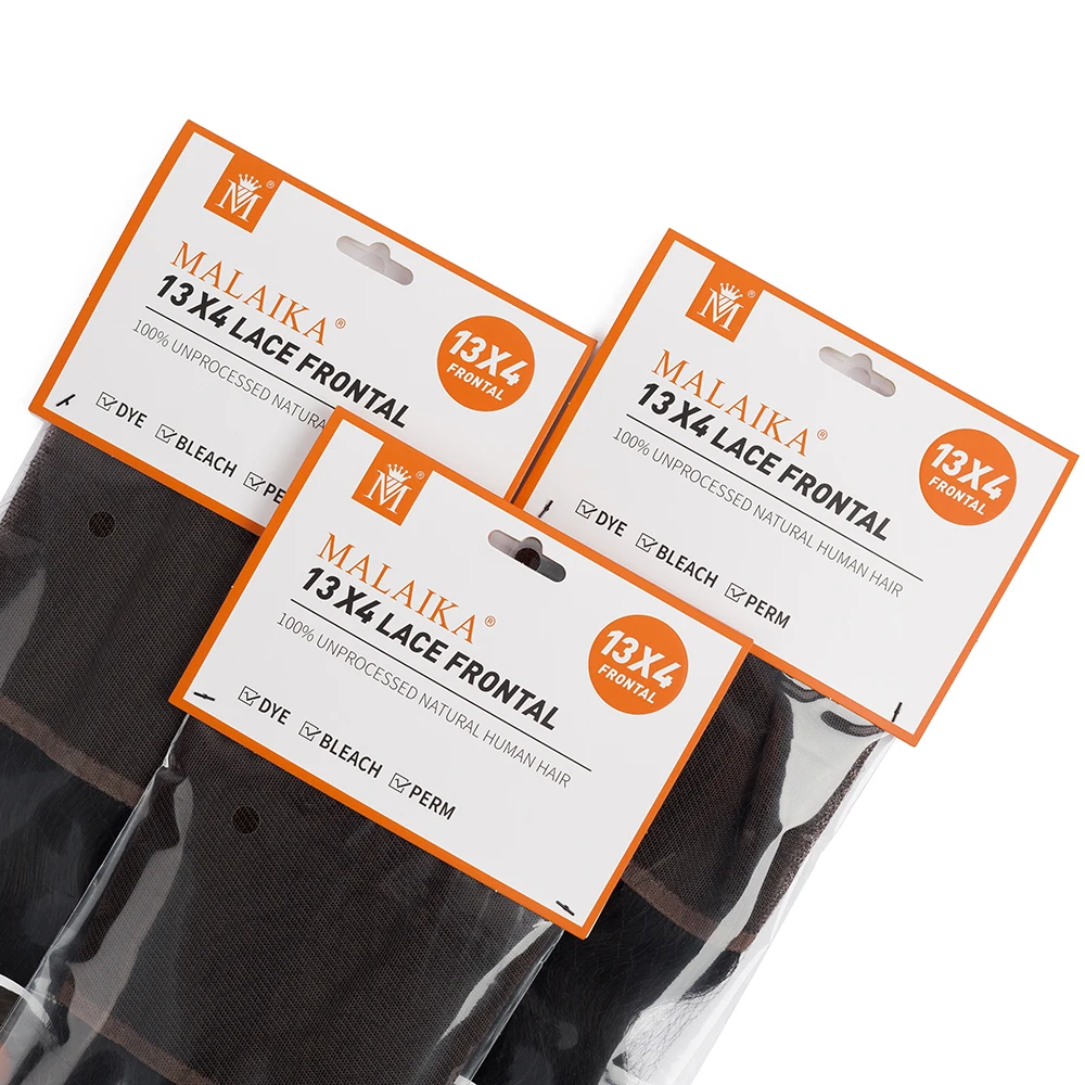 13x4 100% Virgin Human Hair Extension Weave Frontal Lace Closure