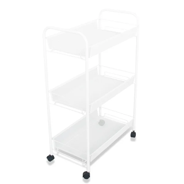 
3 tier Household kitchen fruits Storage Metal Trolley 