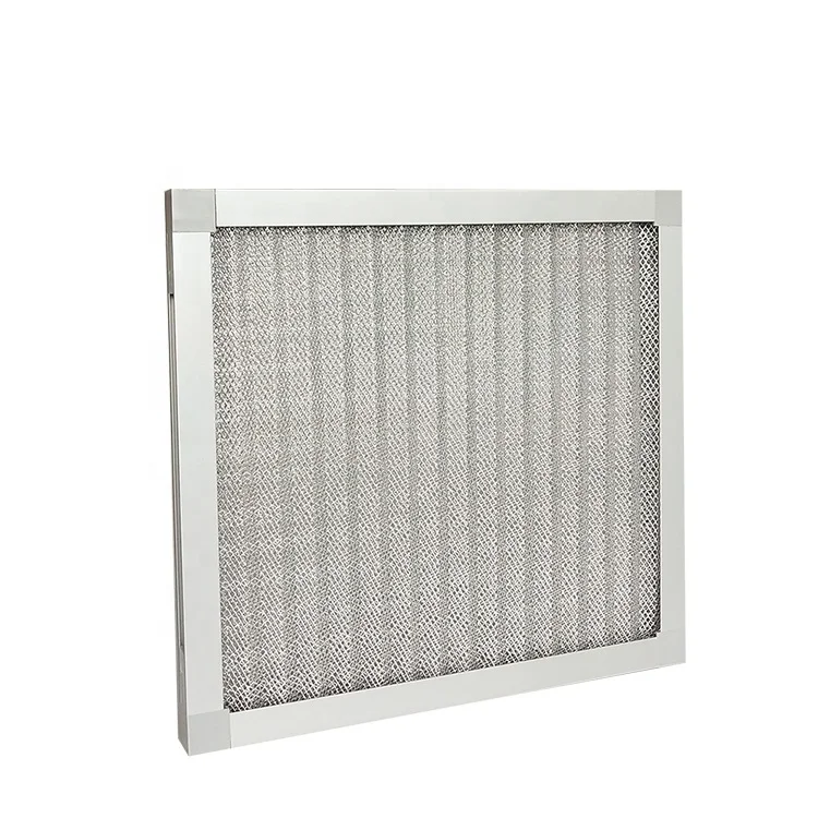 Aluminum stainless steel washable metal mesh prefilter air conditioning kitchen oil smoke pre filter air filter