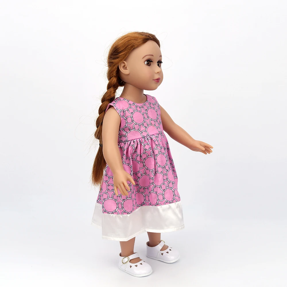 newest doll accessories doll princess dress for 18 inch girl doll
